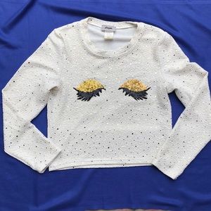 Girls Sequence Long Sleeve Shirt Large